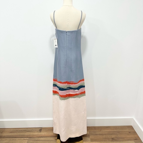 Rare Tory Burch Painterly Jacquard Strapless Gown Dress - Picture 11 of 12